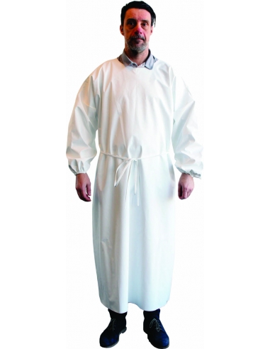 Washable, reusable coat for hospital use