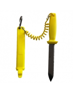 Victory kniv Spiss 17cm blad med sort slire