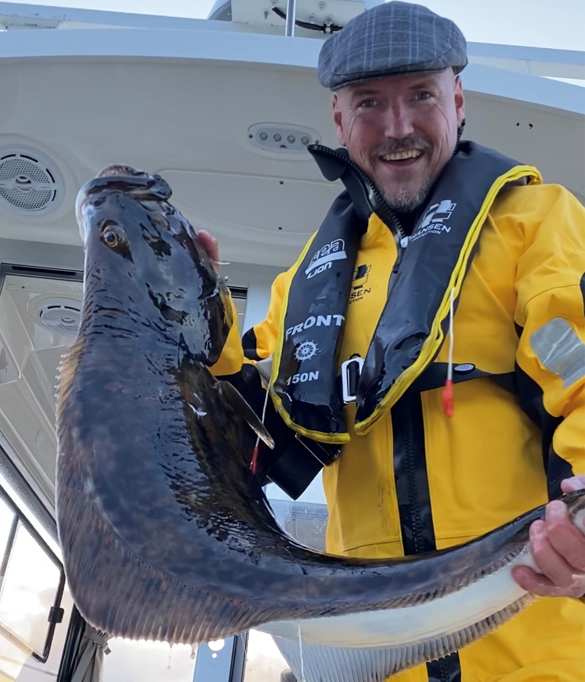 Kjetil has tested SeaBreeze CTV when fishing for halibut. - Hansen